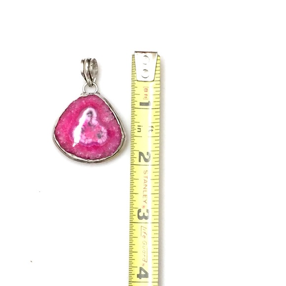 Pink Solar Quartz Pendant - Picture 2 of 6